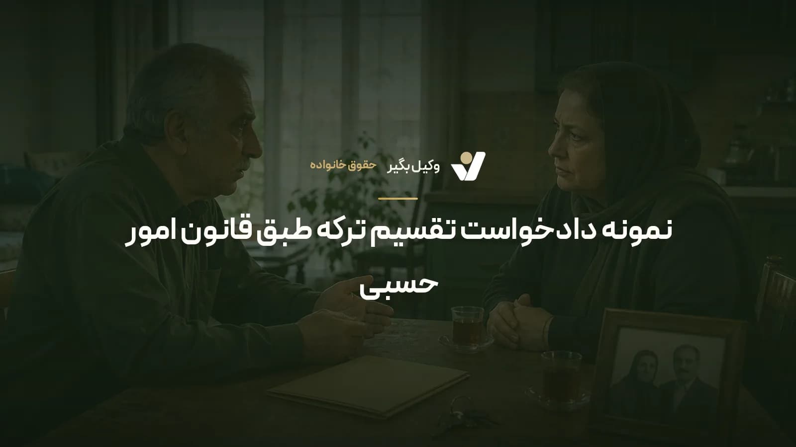 نمونه دادخواست تقسیم ترکه طبق قانون امور حسبی